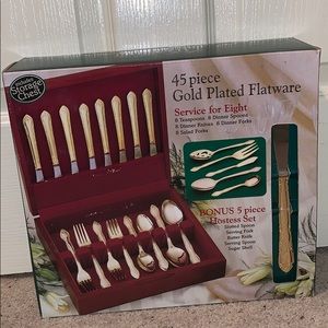 Gold Plated Flatware